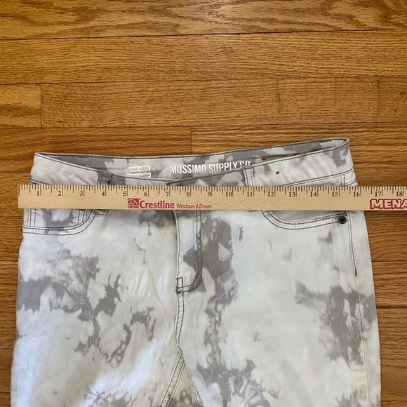 Mossimo Denim Leggings Juniors 15(32in) Gray Tie Dye Skinny Stretch Women’s - Picture 6 of 8